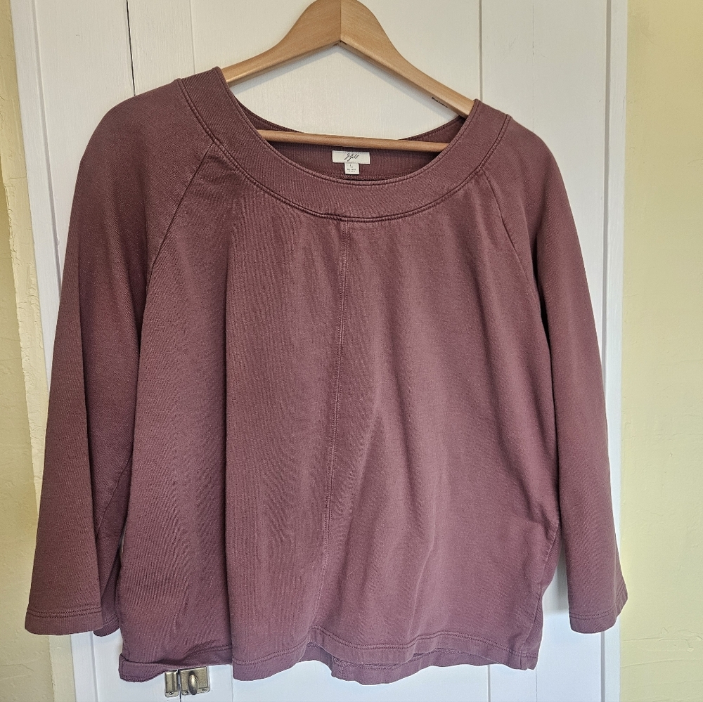 J. Jill Dusty Rose Sweatshirt Size L